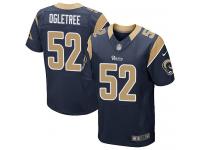 Men Nike NFL St. Louis Rams #52 Alec Ogletree Authentic Elite Home Navy Blue Jersey