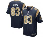 Men Nike NFL St. Louis Rams #83 Brian Quick Home Navy Blue Game Jersey