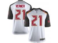 Men Nike NFL Tampa Bay Buccaneers #21 Alterraun Verner Road White Game Jersey