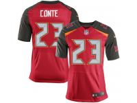 Men Nike NFL Tampa Bay Buccaneers #23 Chris Conte Authentic Elite Home Red Jersey