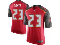 Men Nike NFL Tampa Bay Buccaneers #23 Chris Conte Home Red Game Jersey