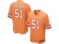 Men Nike NFL Tampa Bay Buccaneers #51 Danny Lansanah Orange Game Jersey