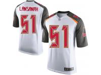Men Nike NFL Tampa Bay Buccaneers #51 Danny Lansanah Road White Game Jersey