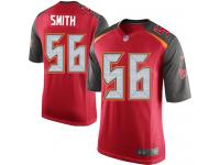 Men Nike NFL Tampa Bay Buccaneers #56 Jacquies Smith Home Red Game Jersey