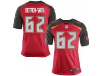 Men Nike NFL Tampa Bay Buccaneers #62 Evan DietrichSmith Authentic Elite Home Red Jersey