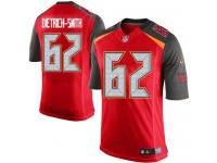 Men Nike NFL Tampa Bay Buccaneers #62 Evan DietrichSmith Home Red Limited Jersey