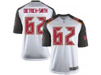 Men Nike NFL Tampa Bay Buccaneers #62 Evan DietrichSmith Road White Game Jersey