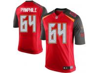 Men Nike NFL Tampa Bay Buccaneers #64 Kevin Pamphile Home Red Limited Jersey