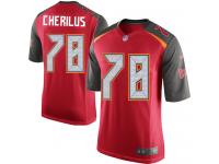 Men Nike NFL Tampa Bay Buccaneers #78 Gosder Cherilus Home Red Game Jersey