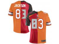 Men Nike NFL Tampa Bay Buccaneers #83 Vincent Jackson Authentic Elite Team Two Tone Jersey
