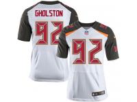 Men Nike NFL Tampa Bay Buccaneers #92 William Gholston Authentic Elite Road White Jersey