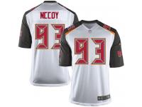 Men Nike NFL Tampa Bay Buccaneers #93 Gerald McCoy Road White Limited Jersey
