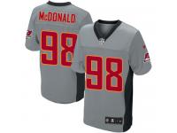 Men Nike NFL Tampa Bay Buccaneers #98 Clinton McDonald Grey Shadow Limited Jersey