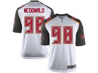 Men Nike NFL Tampa Bay Buccaneers #98 Clinton McDonald Road White Game Jersey