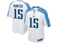Men Nike NFL Tennessee Titans #15 Justin Hunter Road White Game Jersey