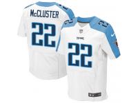 Men Nike NFL Tennessee Titans #22 Dexter McCluster Authentic Elite Road White Jersey