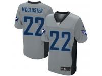 Men Nike NFL Tennessee Titans #22 Dexter McCluster Grey Shadow Limited Jersey