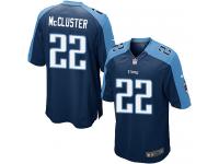 Men Nike NFL Tennessee Titans #22 Dexter McCluster Navy Blue Game Jersey