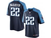 Men Nike NFL Tennessee Titans #22 Dexter McCluster Navy Blue Limited Jersey