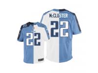 Men Nike NFL Tennessee Titans #22 Dexter McCluster TeamRoad Two Tone Limited Jersey
