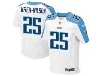 Men Nike NFL Tennessee Titans #25 Blidi WrehWilson Authentic Elite Road White Jersey
