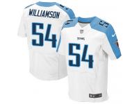 Men Nike NFL Tennessee Titans #54 Avery Williamson Authentic Elite Road White Jersey