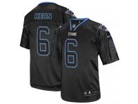 Men Nike NFL Tennessee Titans #6 Brett Kern Lights Out Black Limited Jersey