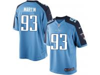 Men Nike NFL Tennessee Titans #93 Mike Martin Home Light Blue Limited Jersey