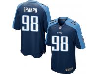 Men Nike NFL Tennessee Titans #98 Brian Orakpo Navy Blue Game Jersey