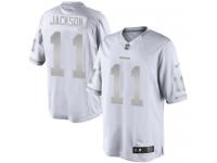 Men Nike NFL Washington Redskins #11 DeSean Jackson White Platinum Limited Jersey