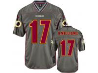 Men Nike NFL Washington Redskins #17 Doug Williams Grey Vapor Limited Jersey