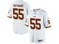 Men Nike NFL Washington Redskins #55 Adam Hayward Road White Limited Jersey