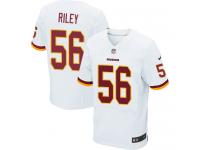 Men Nike NFL Washington Redskins #56 Perry Riley Authentic Elite Road White Jersey