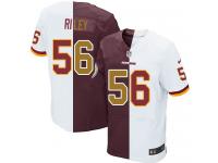 Men Nike NFL Washington Redskins #56 Perry Riley Authentic Elite Team Two Tone Jersey