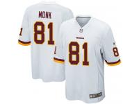 Men Nike NFL Washington Redskins #81 Art Monk Road White Game Jersey