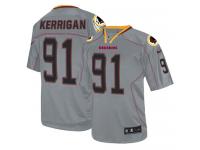 Men Nike NFL Washington Redskins #91 Ryan Kerrigan Lights Out Grey Limited Jersey