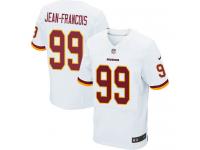 Men Nike NFL Washington Redskins #99 Ricky JeanFrancois Authentic Elite Road White Jersey