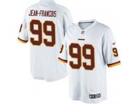 Men Nike NFL Washington Redskins #99 Ricky JeanFrancois Road White Limited Jersey