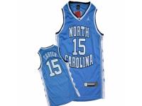 Men Nike North Carolina #15 Vince Carter Blue Authentic NCAA Jersey