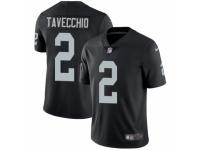 Men Nike Oakland Raiders #2 Giorgio Tavecchio Black Team Color Vapor Untouchable Limited Player NFL Jersey