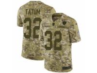 Men Nike Oakland Raiders #32 Jack Tatum Limited Camo 2018 Salute to Service NFL Jersey