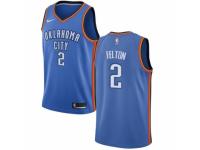 Men Nike Oklahoma City Thunder #2 Raymond Felton  Royal Blue Road NBA Jersey - Icon Edition