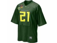 Men Nike Oregon Ducks #21 LaMichael James Green Authentic NCAA Jersey