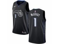 Men Nike Orlando Magic #1 Tracy Mcgrady  Black NBA Jersey - City Edition