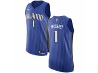 Men Nike Orlando Magic #1 Tracy Mcgrady Royal Blue Road NBA Jersey - Icon Edition