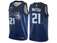 Men Nike Orlando Magic #21 Timofey Mozgov Blue NBA Jersey - City Edition