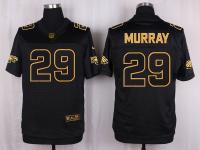 Men Nike Philadelphia Eagles #29 DeMarco Murray Pro Line Black Gold Collection Jersey