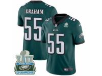 Men Nike Philadelphia Eagles #55 Brandon Graham Midnight Green Team Color Vapor Untouchable Limited Player Super Bowl LII Champions NFL Jersey