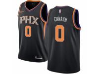 Men Nike Phoenix Suns #0 Isaiah Canaan Black NBA Jersey Statement Edition