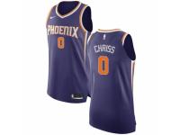 Men Nike Phoenix Suns #0 Marquese Chriss Purple Road NBA Jersey - Icon Edition